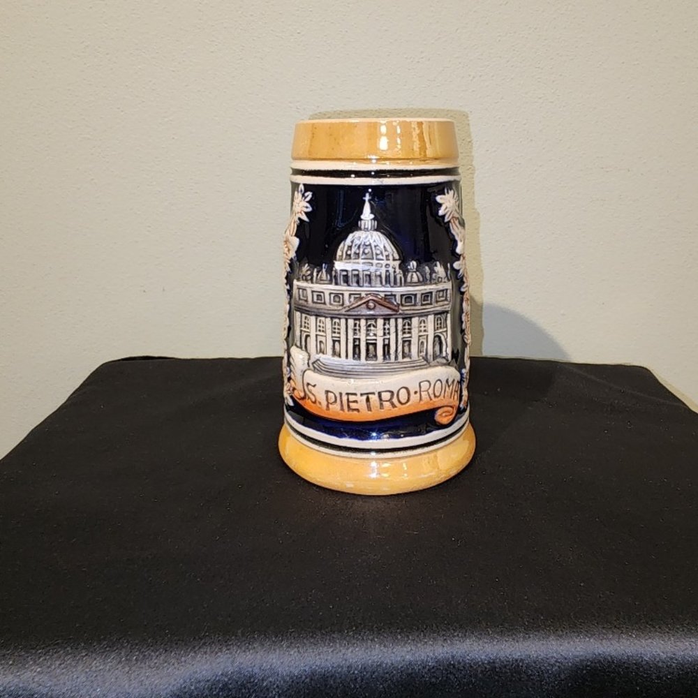 Vintage St. Peter Basilica Design Beer Stein by Thewalt - Germany